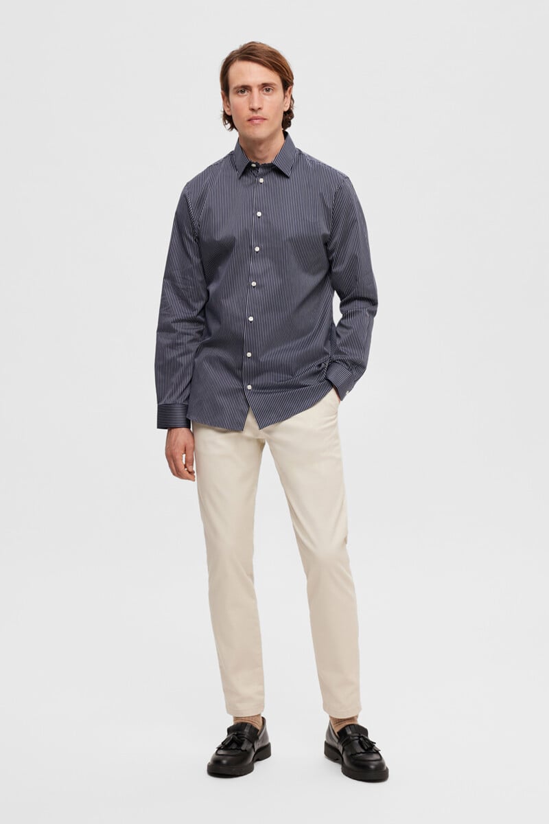 Pedro Del Hierro Camisa De Vestir 100% Algodón