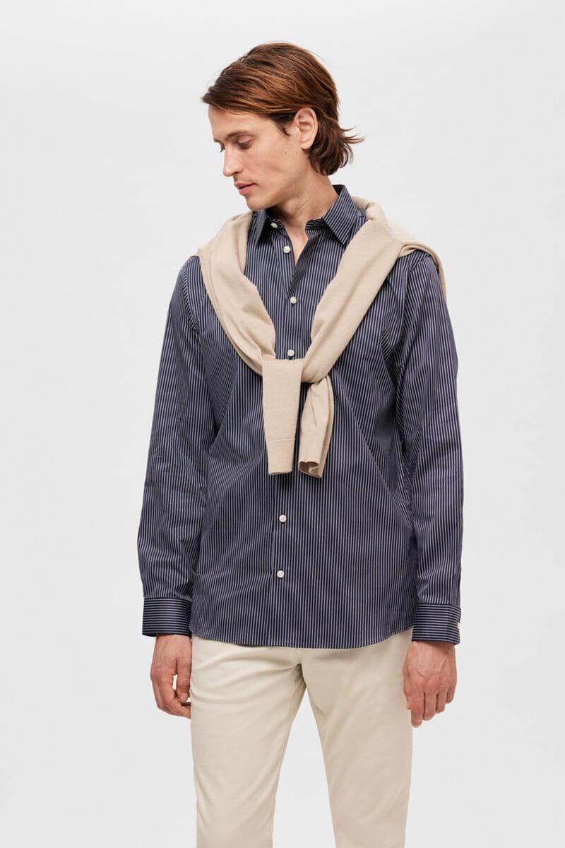 Pedro Del Hierro Camisa De Vestir 100% Algodón