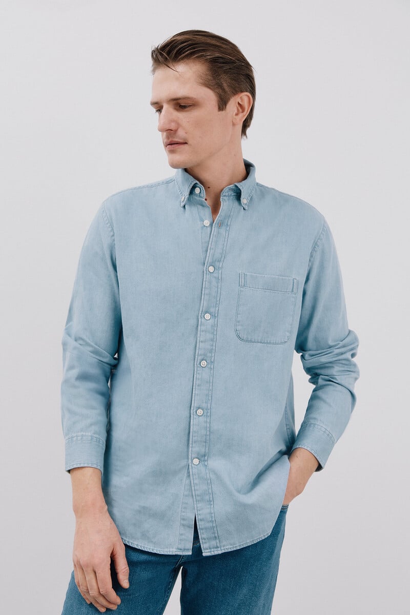Pedro Del Hierro Camisa Denim
