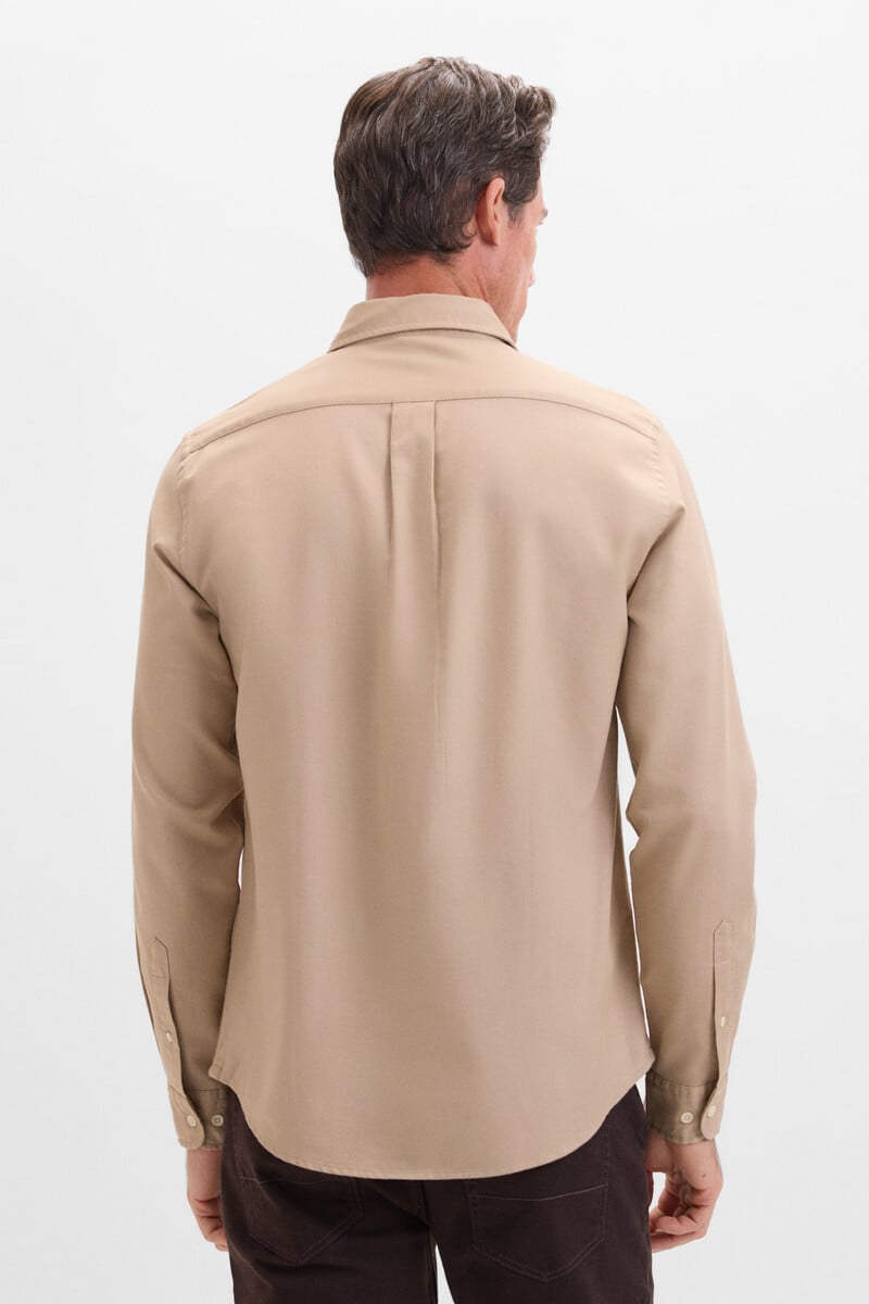 Pedro Del Hierro Camisa Gabardina Lisa