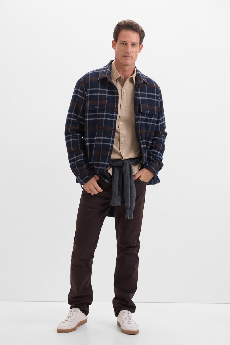 pedro del hierro Camisa gabardina lisa