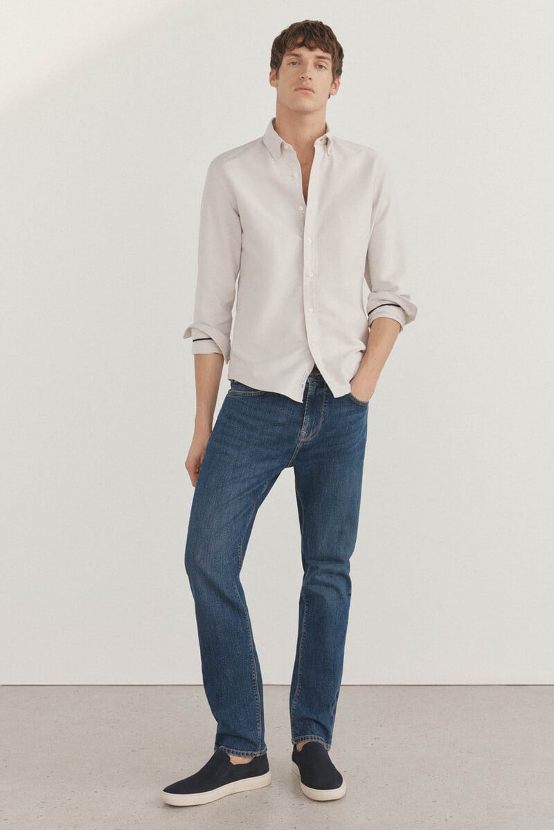 pedro del hierro Camisa iconic oxford liso