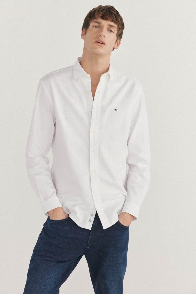 pedro del hierro Camisa iconic oxford liso