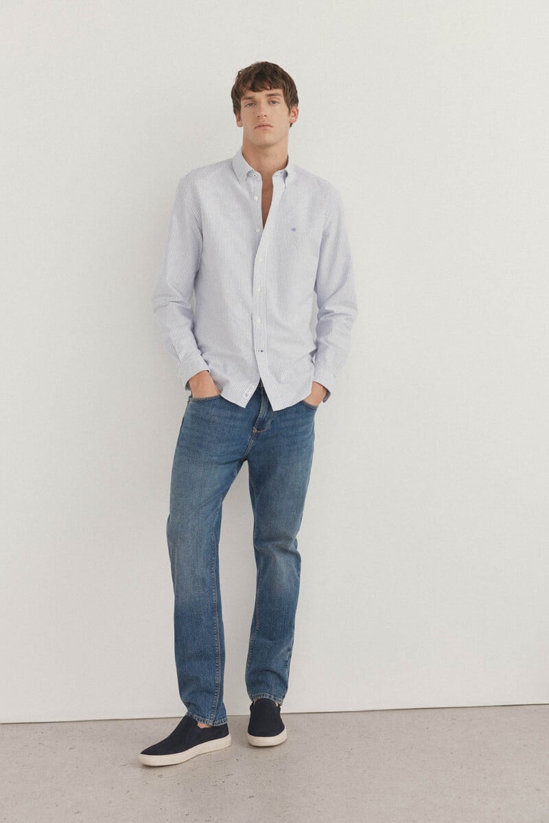 Pedro Del Hierro Camisa Iconic Oxford Rayas