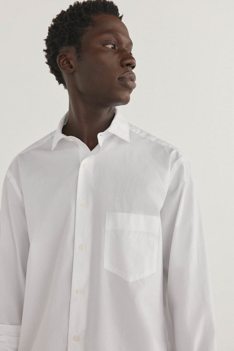Pedro Del Hierro Camisa Lisa Blanca