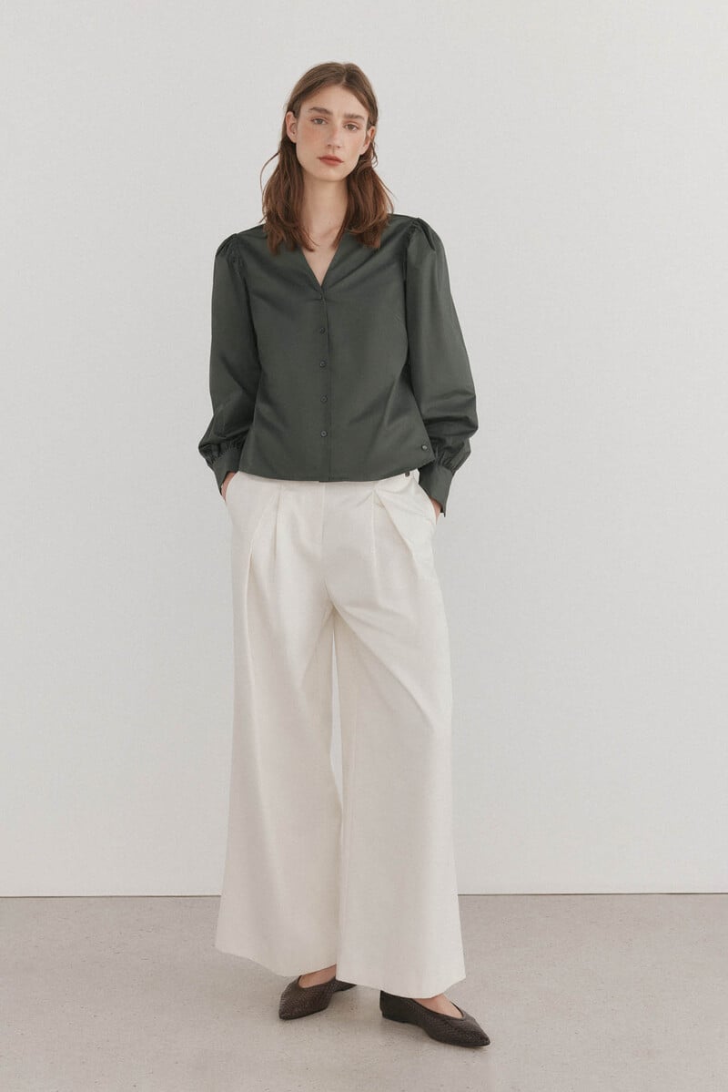 Pedro Del Hierro Camisa Manga Larga Abullonada