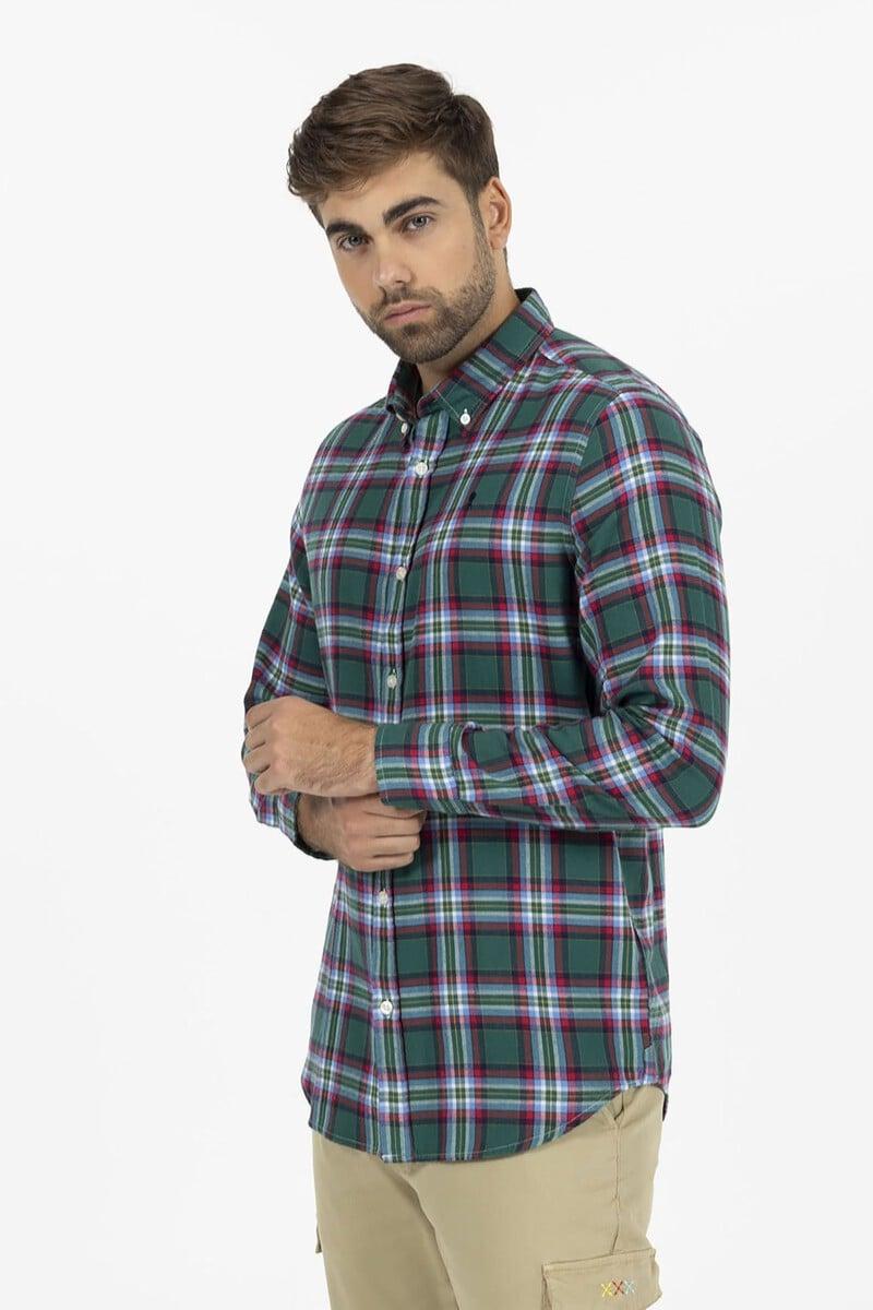 Pedro Del Hierro Camisa Maxi Cuadros Winter