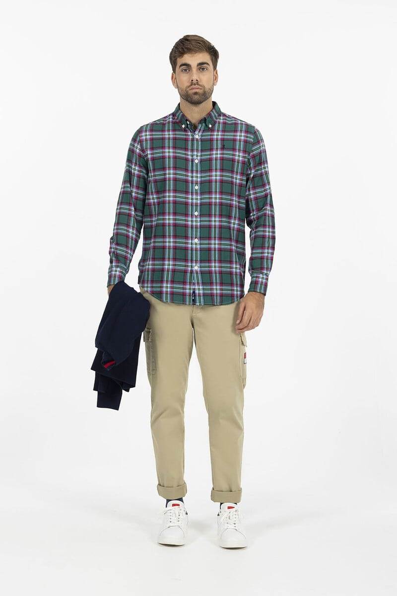Pedro Del Hierro Camisa Maxi Cuadros Winter