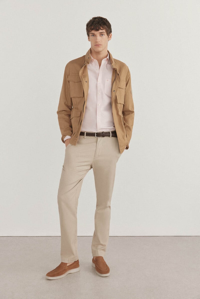 pedro del hierro Camisa non iron + antimanchas lisa