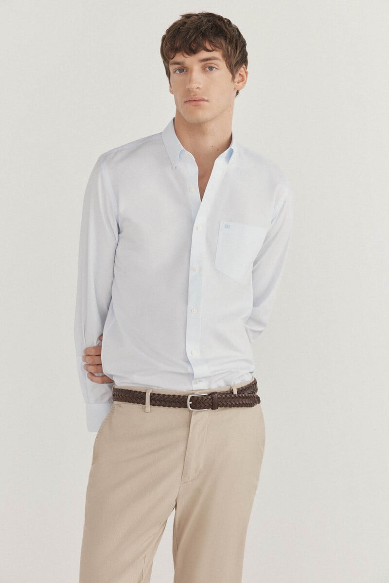 Pedro Del Hierro Camisa Non Iron + Antimanchas Lisa