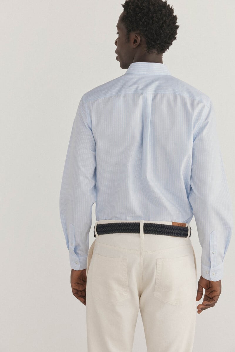 Pedro Del Hierro Camisa Non Iron + Antimanchas Rayas