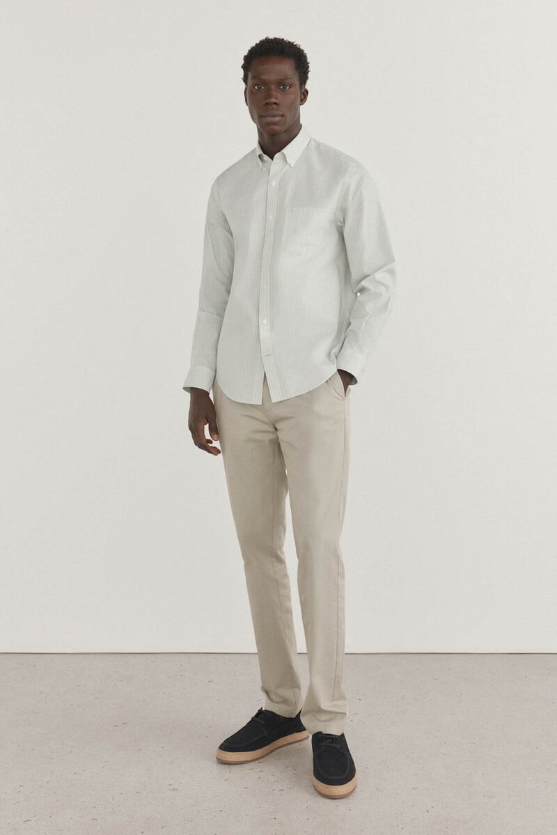 Pedro Del Hierro Camisa Non Iron + Antimanchas Rayas