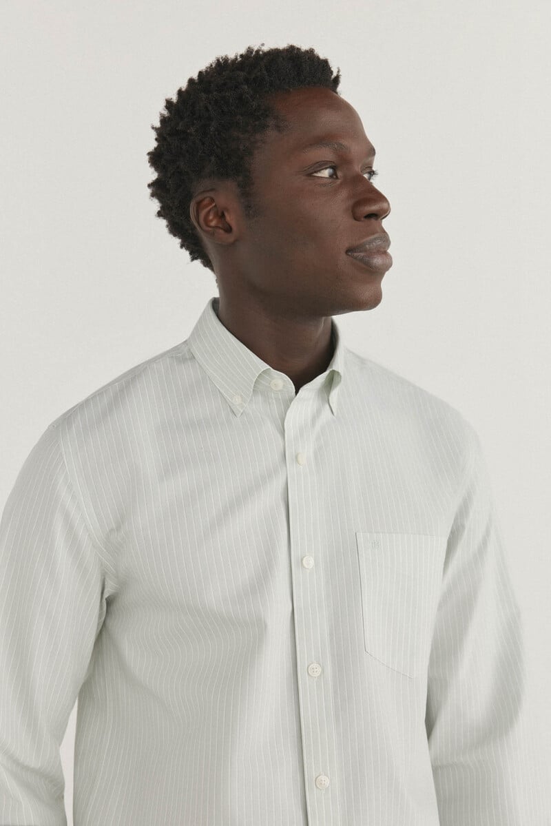 Pedro Del Hierro Camisa Non Iron + Antimanchas Rayas
