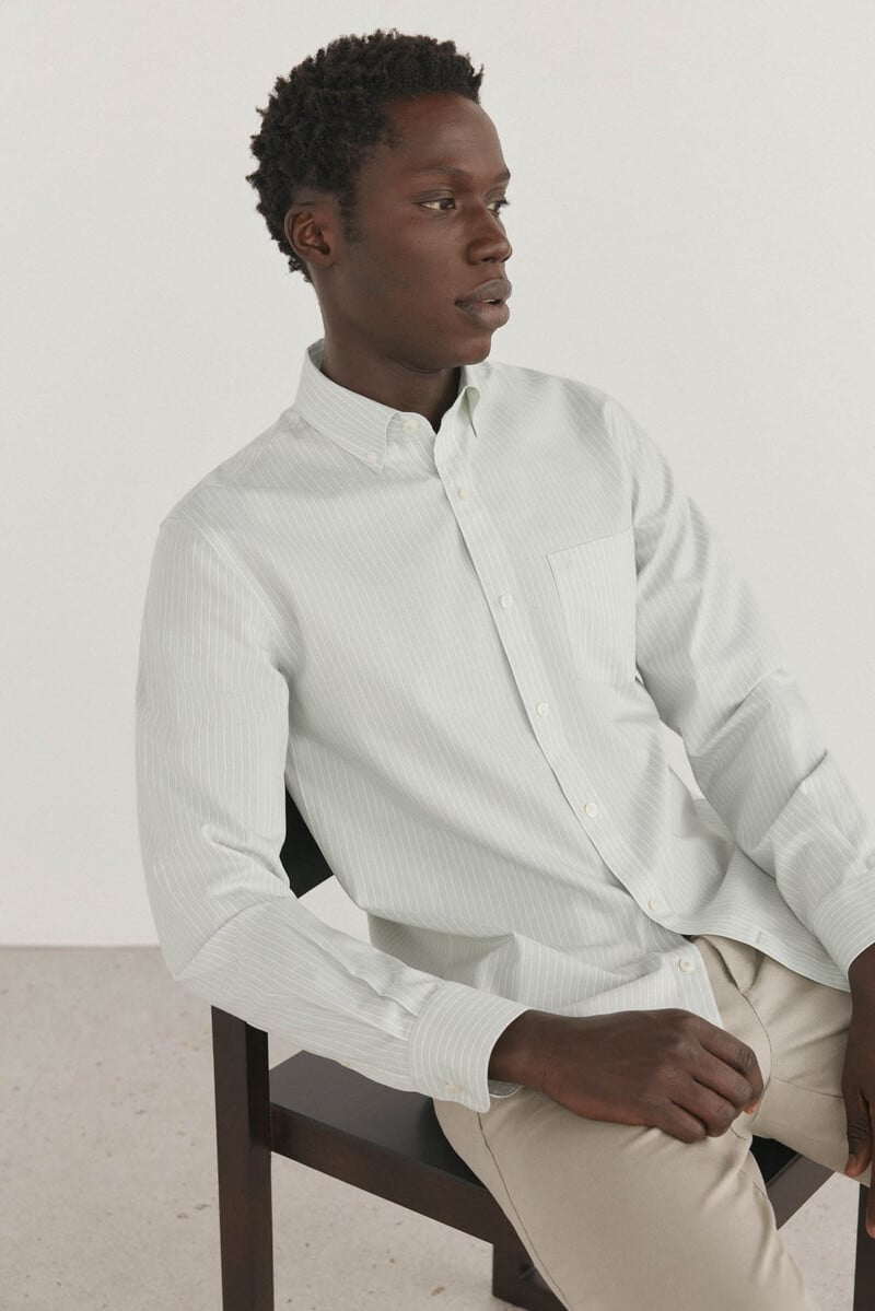 pedro del hierro Camisa non iron + antimanchas rayas