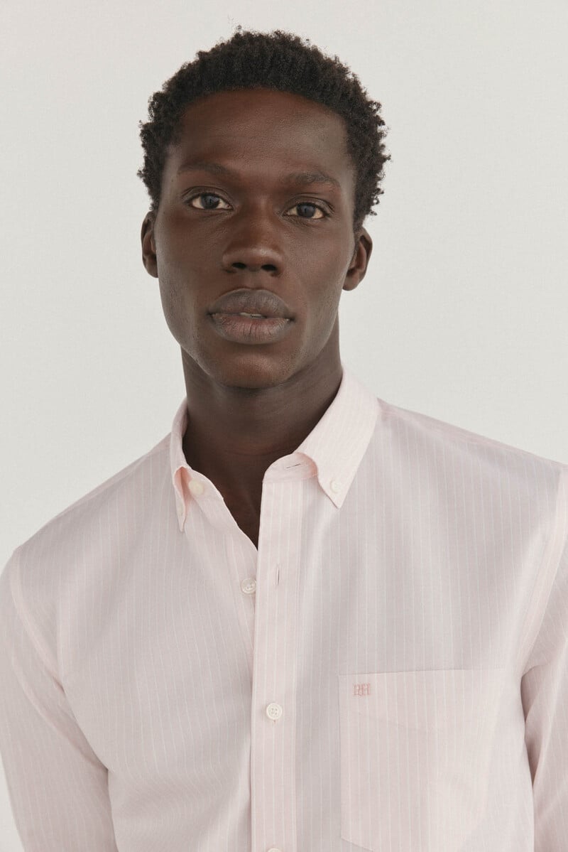 Pedro Del Hierro Camisa Non Iron + Antimanchas Rayas