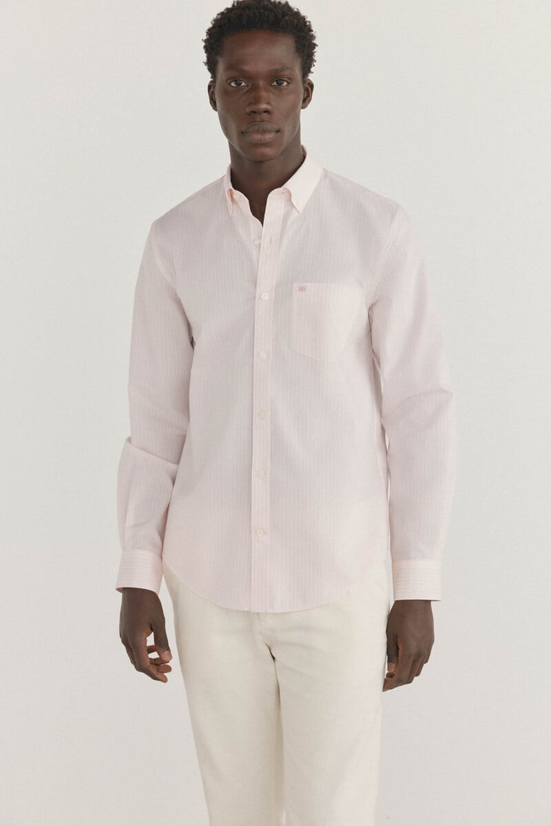 pedro del hierro Camisa non iron + antimanchas rayas