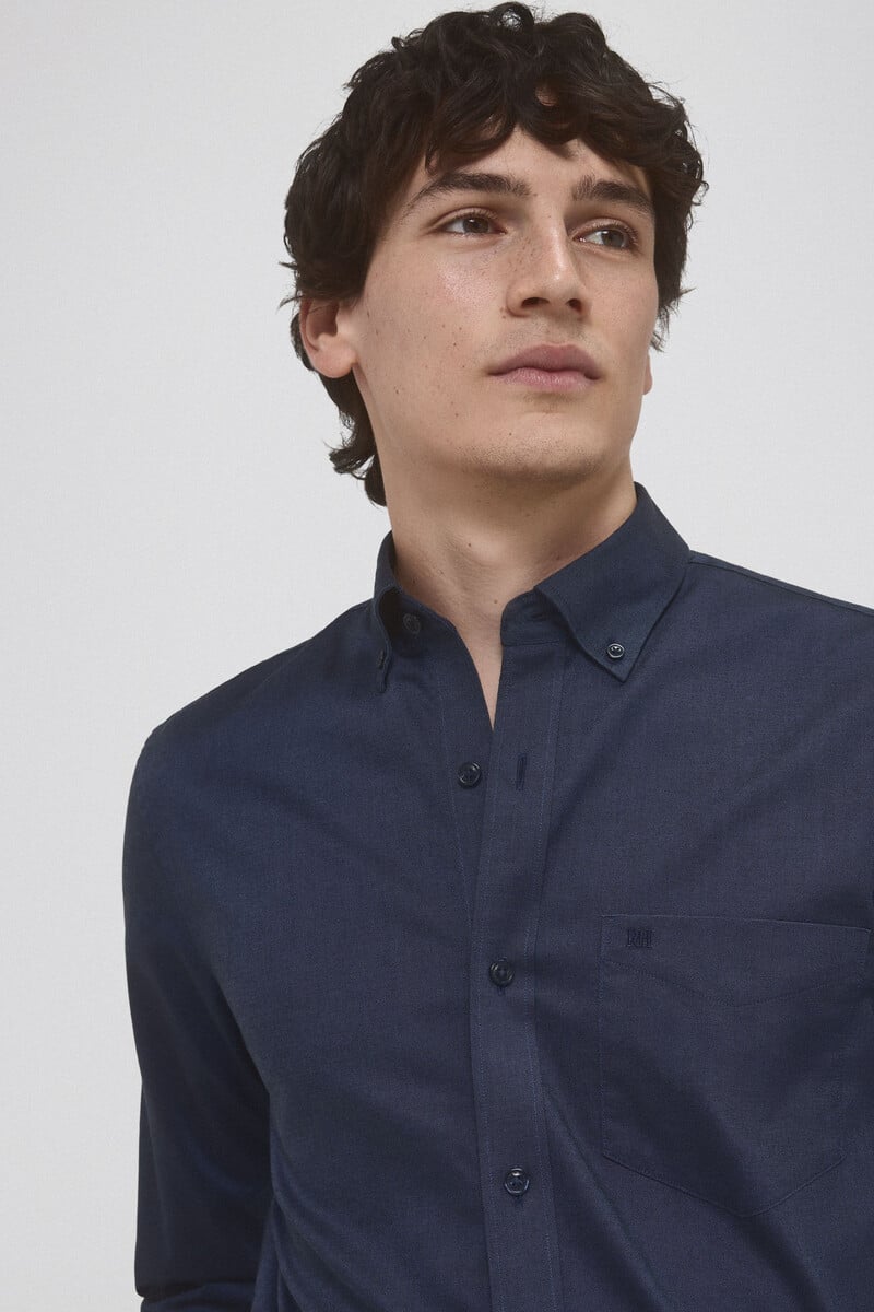 Pedro Del Hierro Camisa Non Iron Oxford Liso