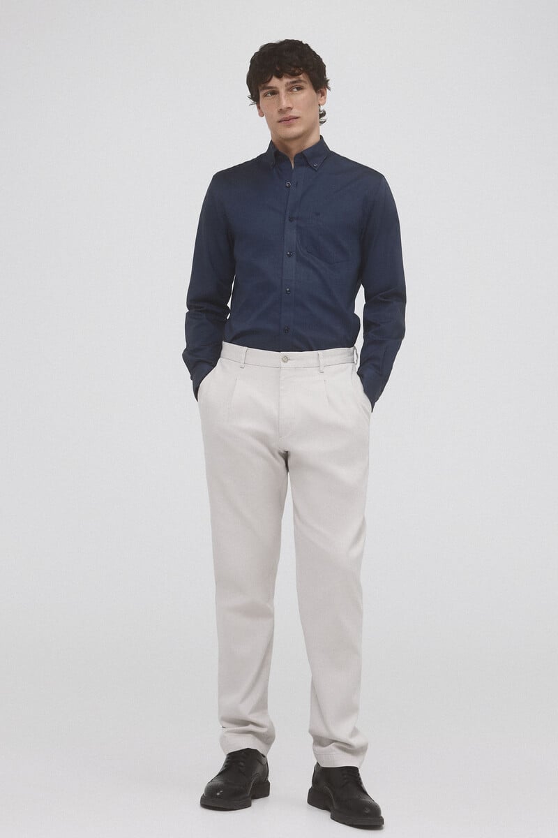 Pedro Del Hierro Camisa Non Iron Oxford Liso