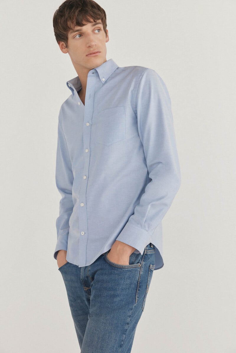 pedro del hierro Camisa non iron oxford liso