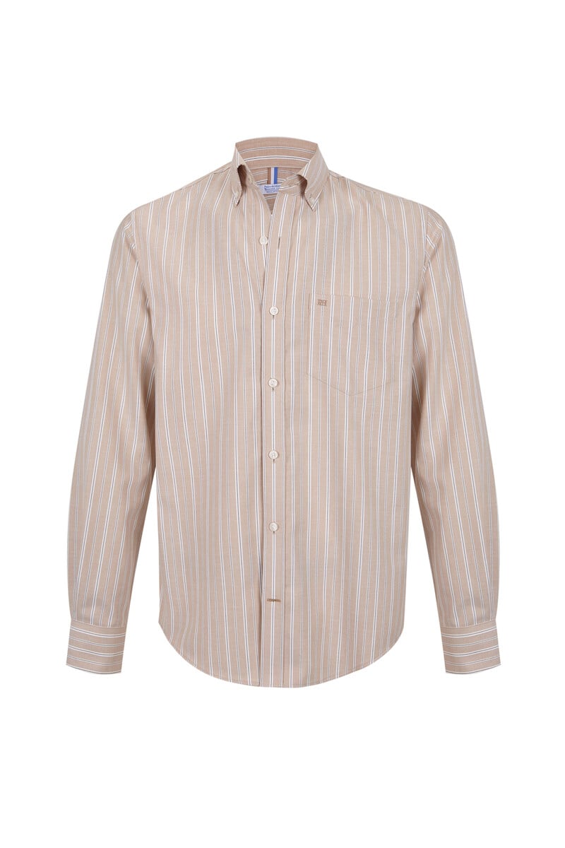 Pedro Del Hierro Camisa Non Iron Oxford Rayas