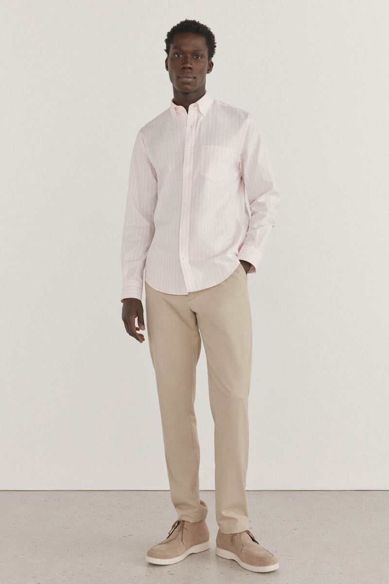 Pedro Del Hierro Camisa Non Iron Oxford Rayas