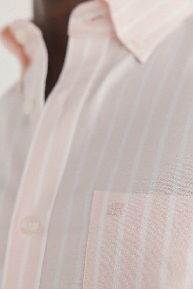 Pedro Del Hierro Camisa Non Iron Oxford Rayas