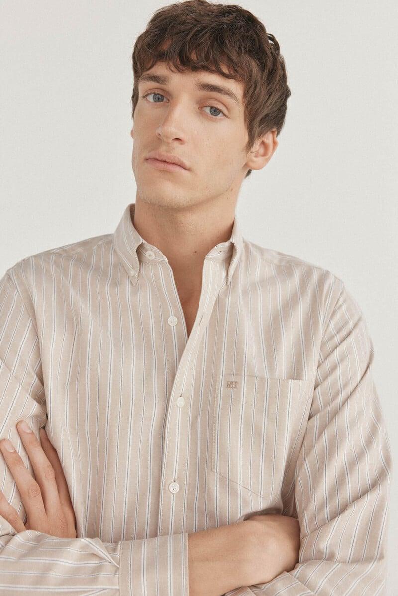 pedro del hierro Camisa non iron oxford rayas