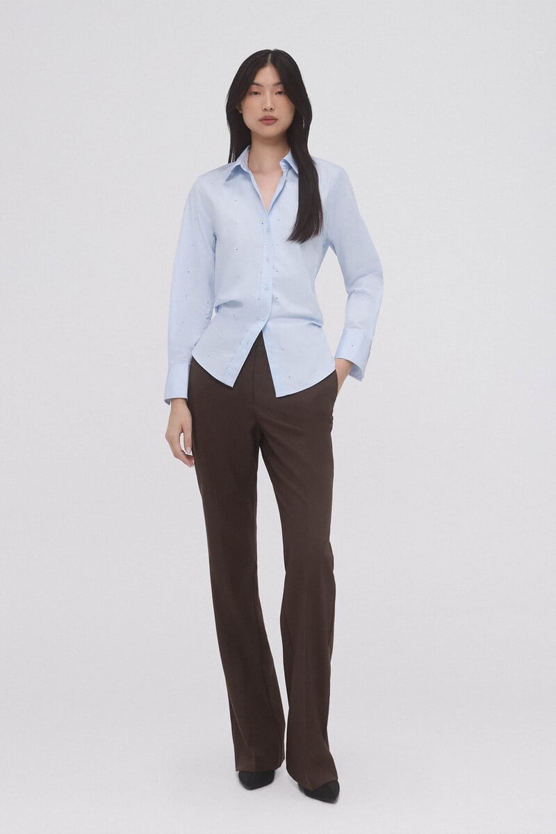 Pedro Del Hierro Camisa Oversize Popelín Brillos