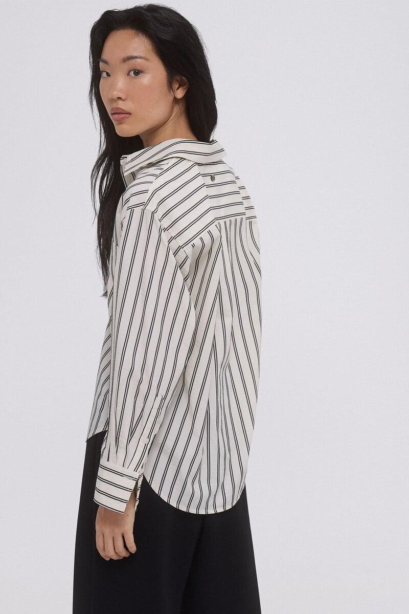 Pedro Del Hierro Camisa Oversize Rayas