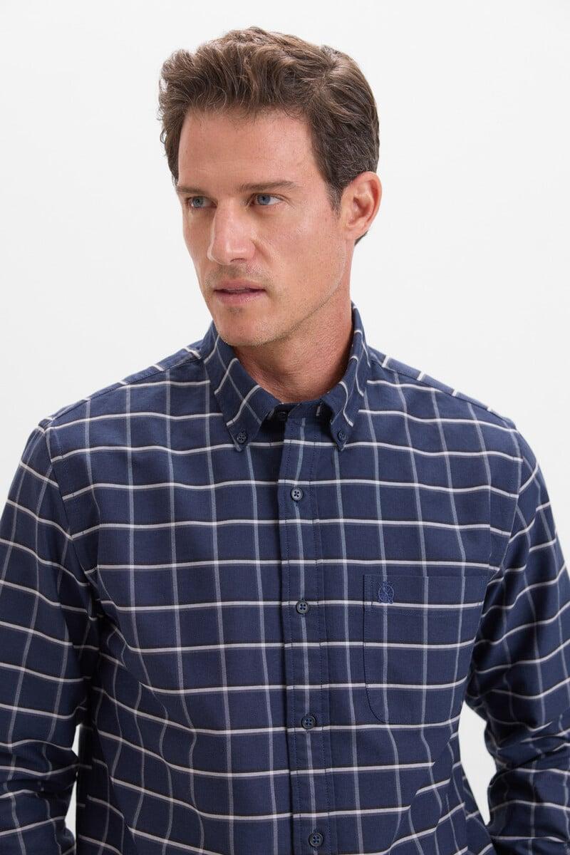 Pedro Del Hierro Camisa Oxford Cuadros