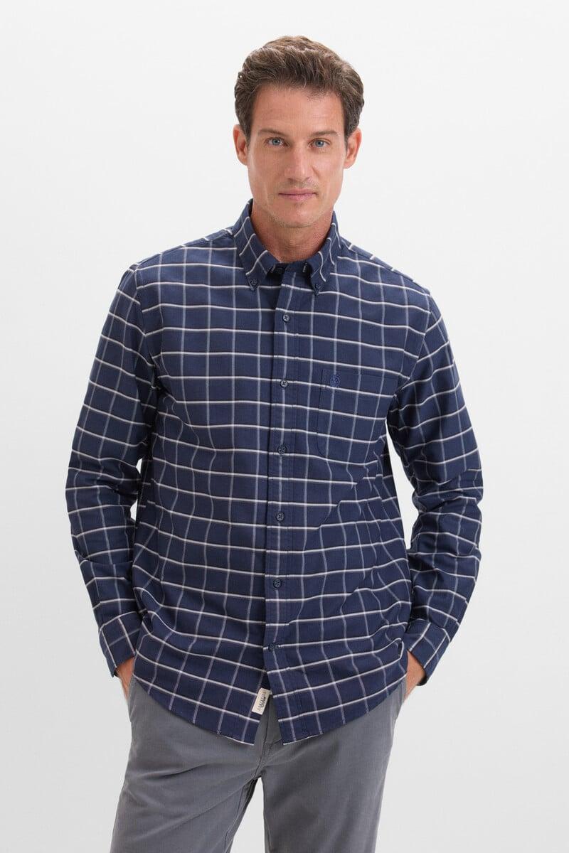pedro del hierro Camisa oxford cuadros