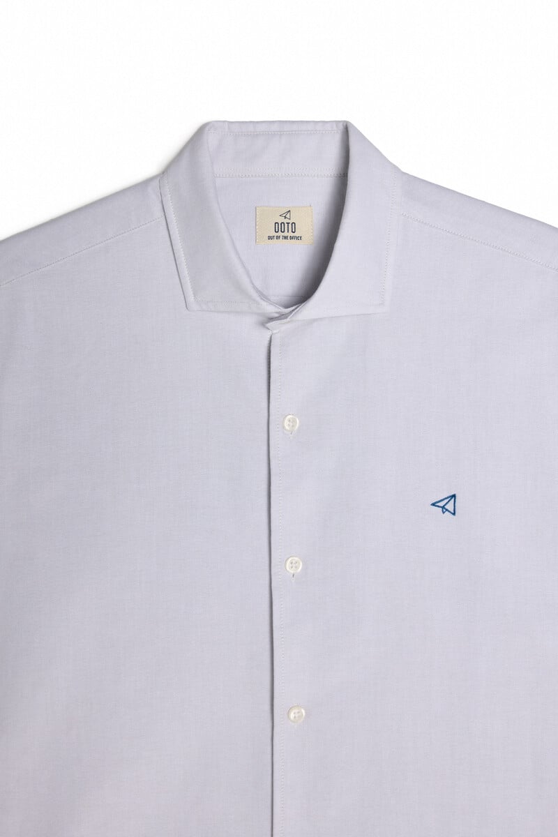 Pedro Del Hierro Camisa Oxford Liso Manga Larga