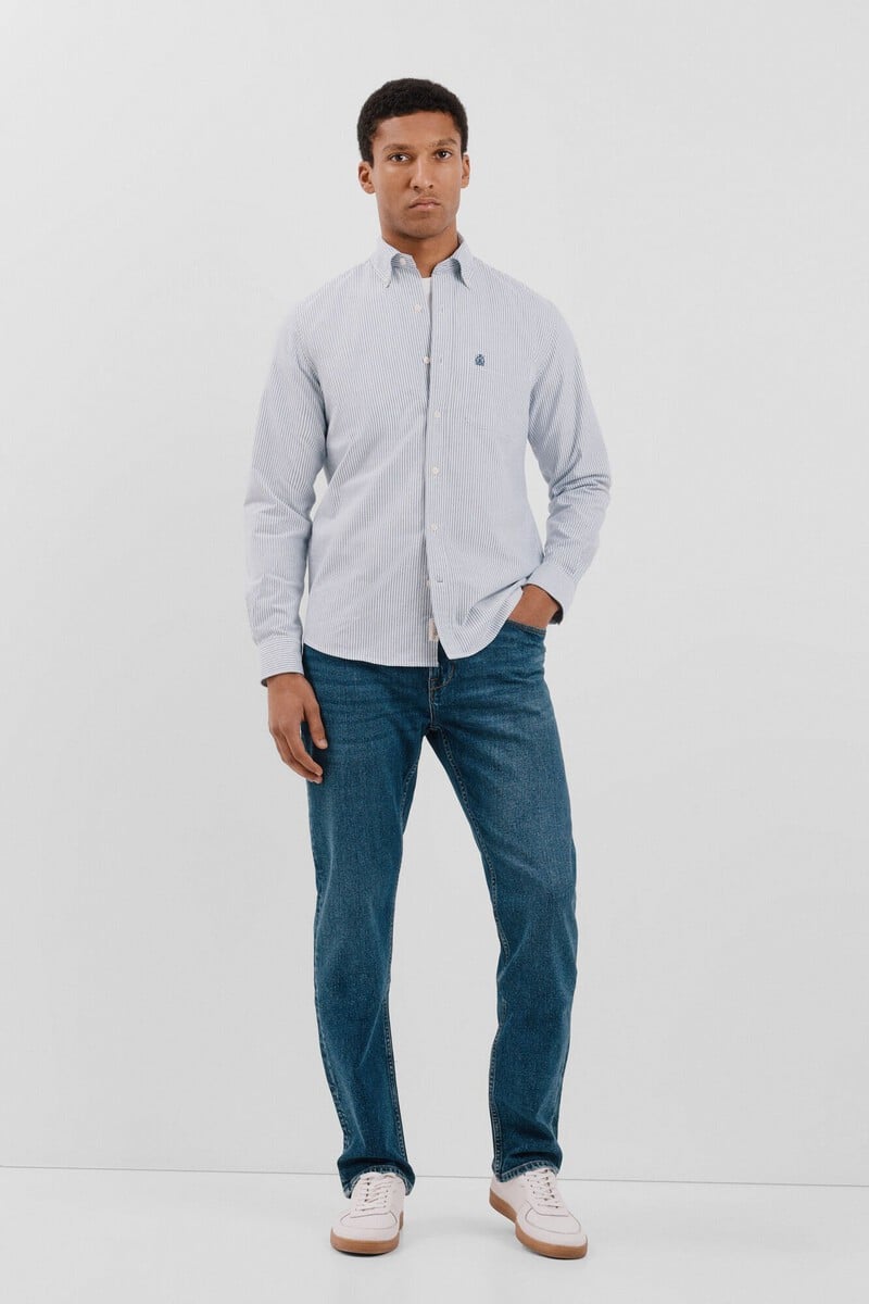 pedro del hierro Camisa oxford rayas