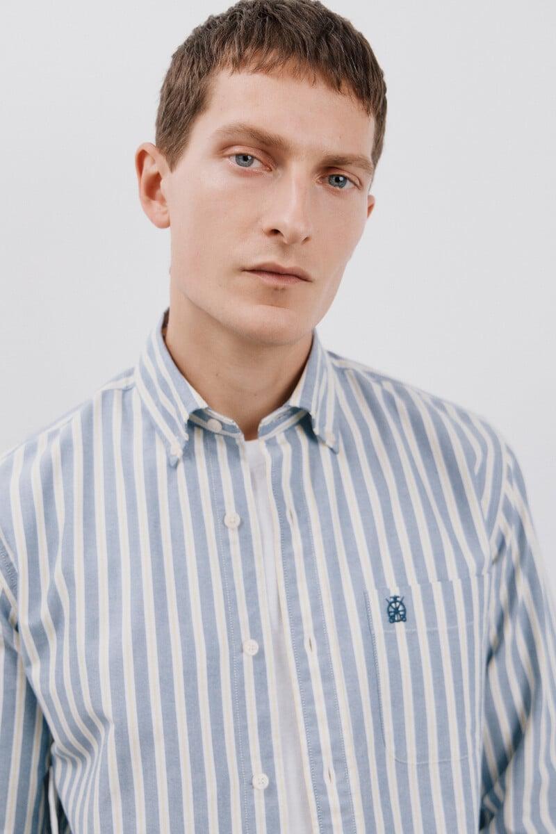 Pedro Del Hierro Camisa Oxford Rayas