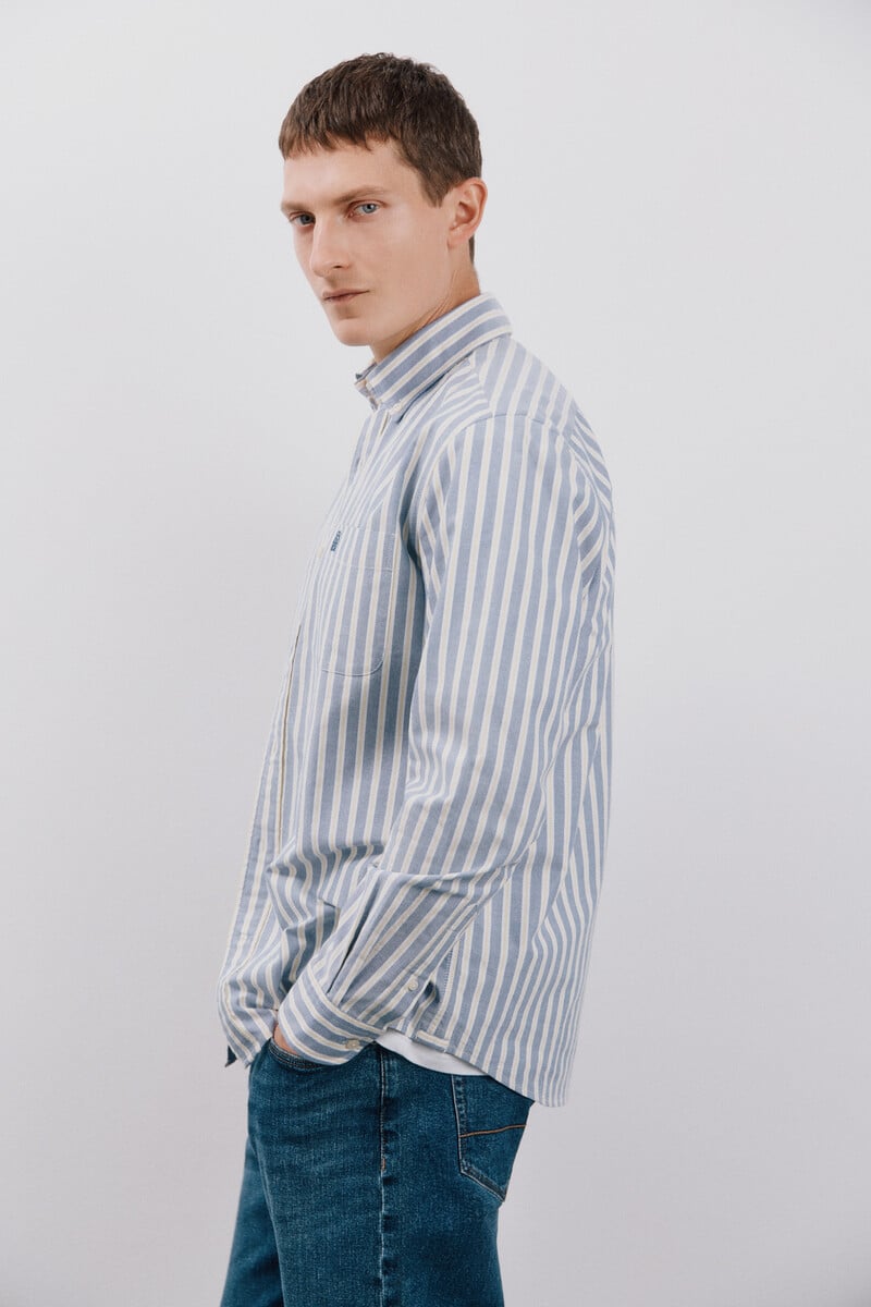 Pedro Del Hierro Camisa Oxford Rayas