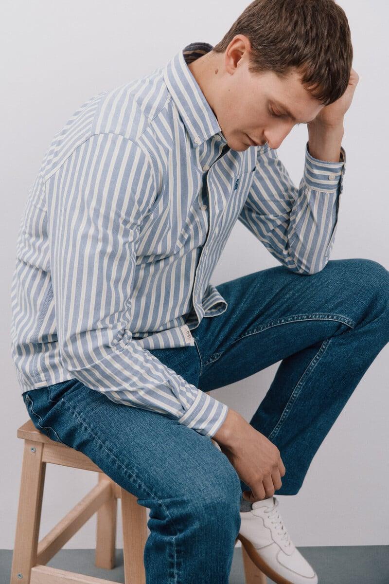 pedro del hierro Camisa oxford rayas