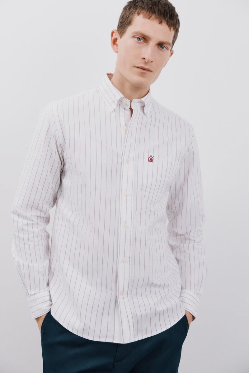 Pedro Del Hierro Camisa Oxford Rayas