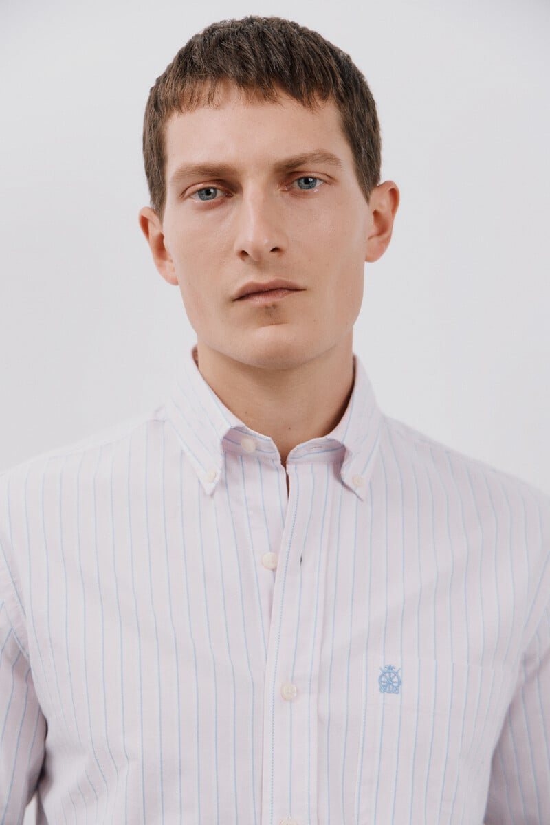 Pedro Del Hierro Camisa Oxford Rayas