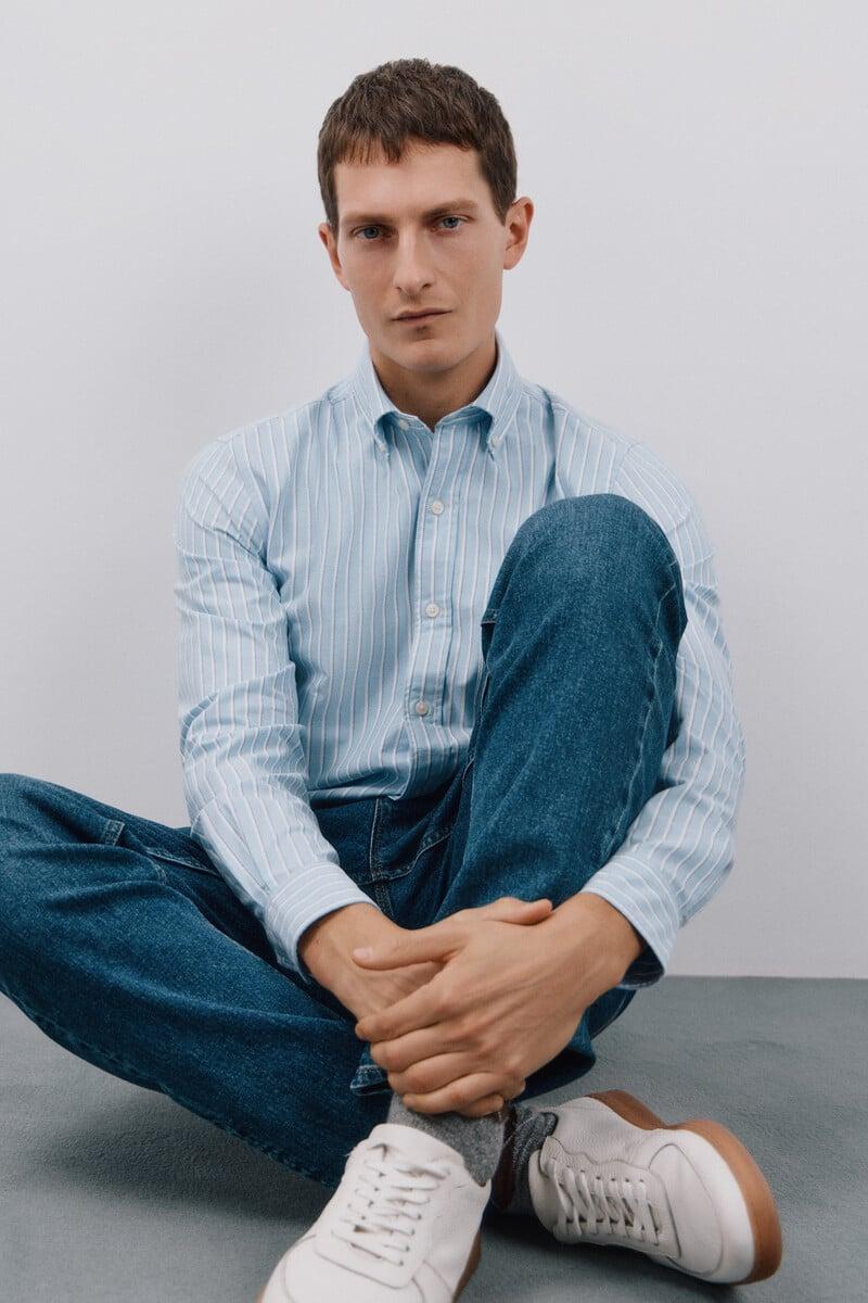 pedro del hierro Camisa oxford rayas