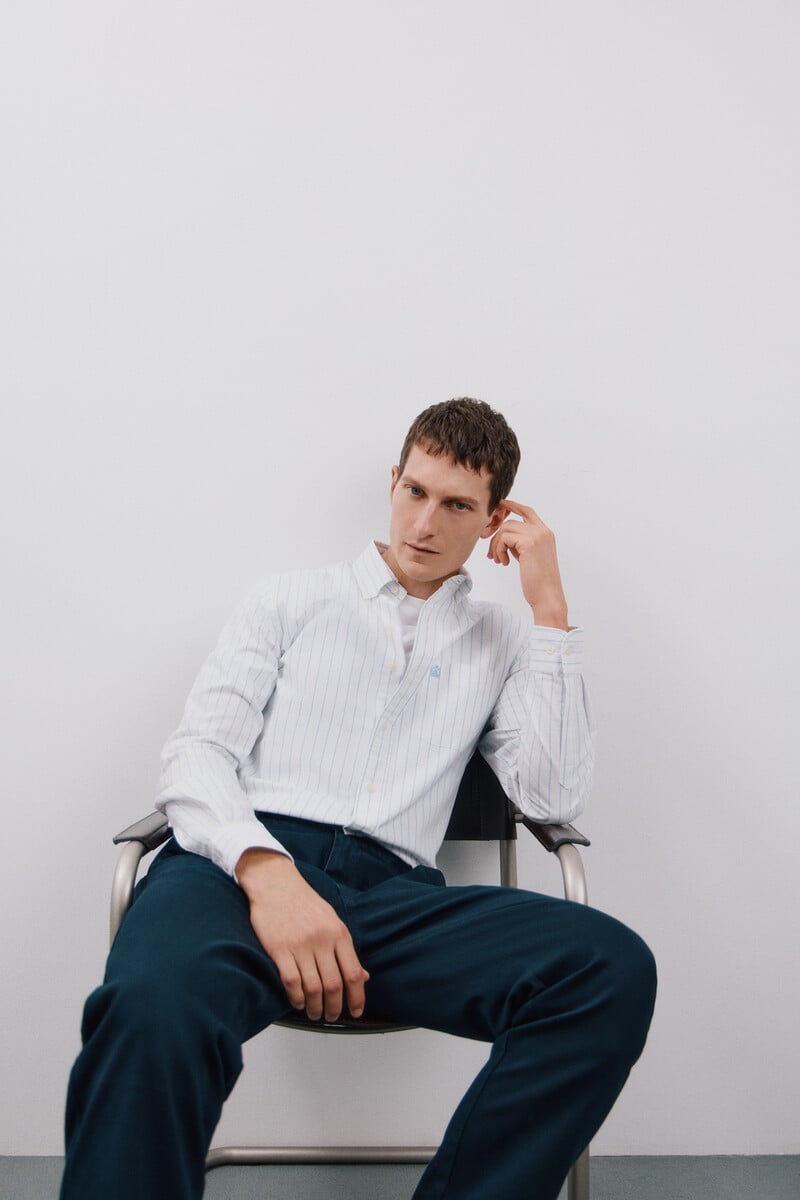 pedro del hierro Camisa oxford rayas