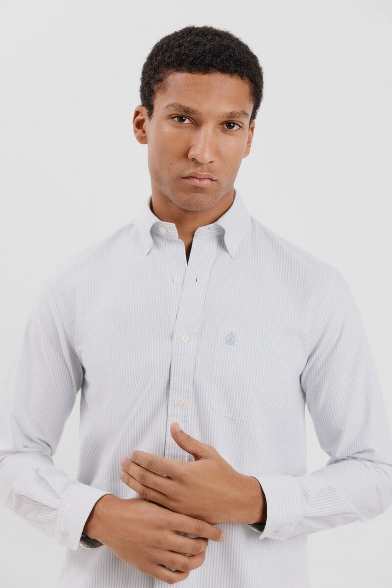 pedro del hierro Camisa oxford rayas
