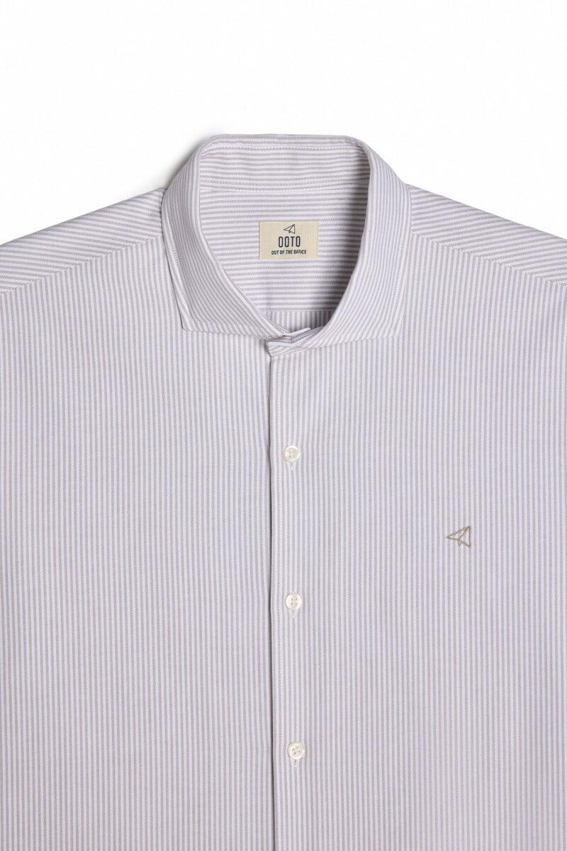 Pedro Del Hierro Camisa Oxford Rayas Manga Larga