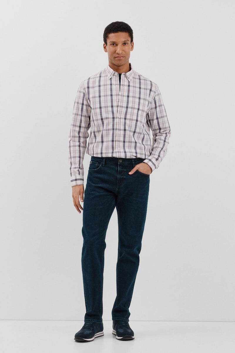 Pedro Del Hierro Camisa Popelín Cuadros