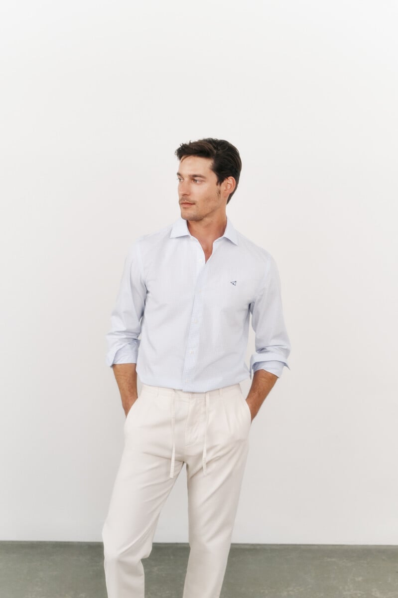 Pedro Del Hierro Camisa Popelín Manga Larga
