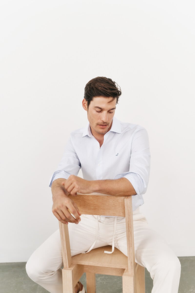 pedro del hierro Camisa popelín manga larga