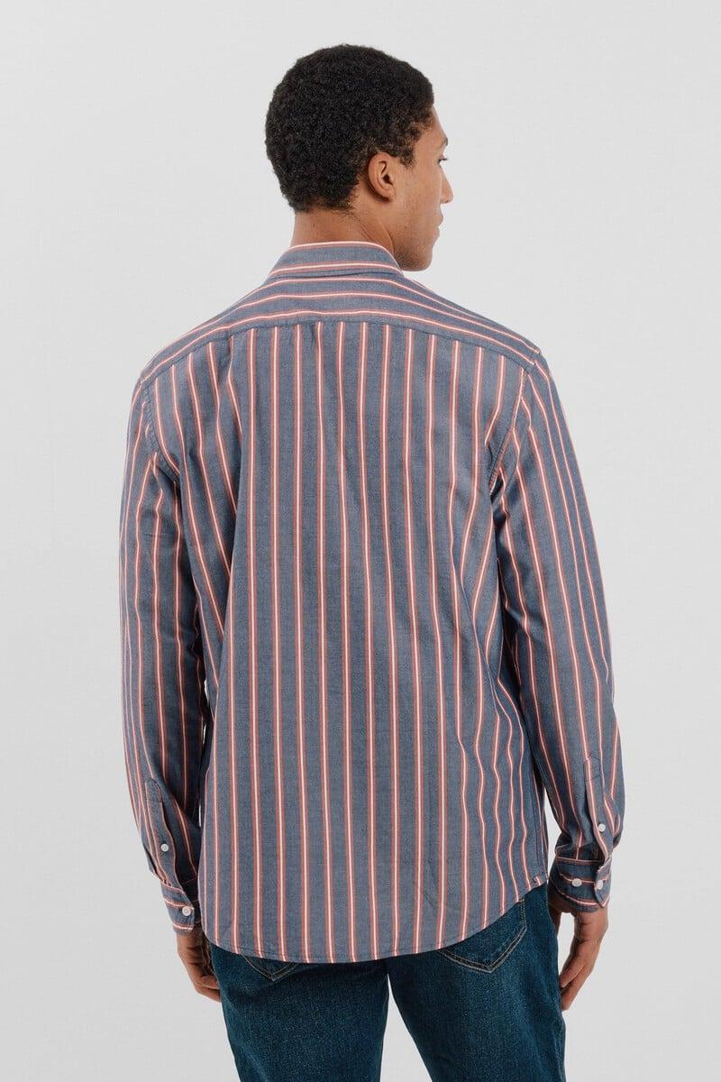 Pedro Del Hierro Camisa Popelín Rayas