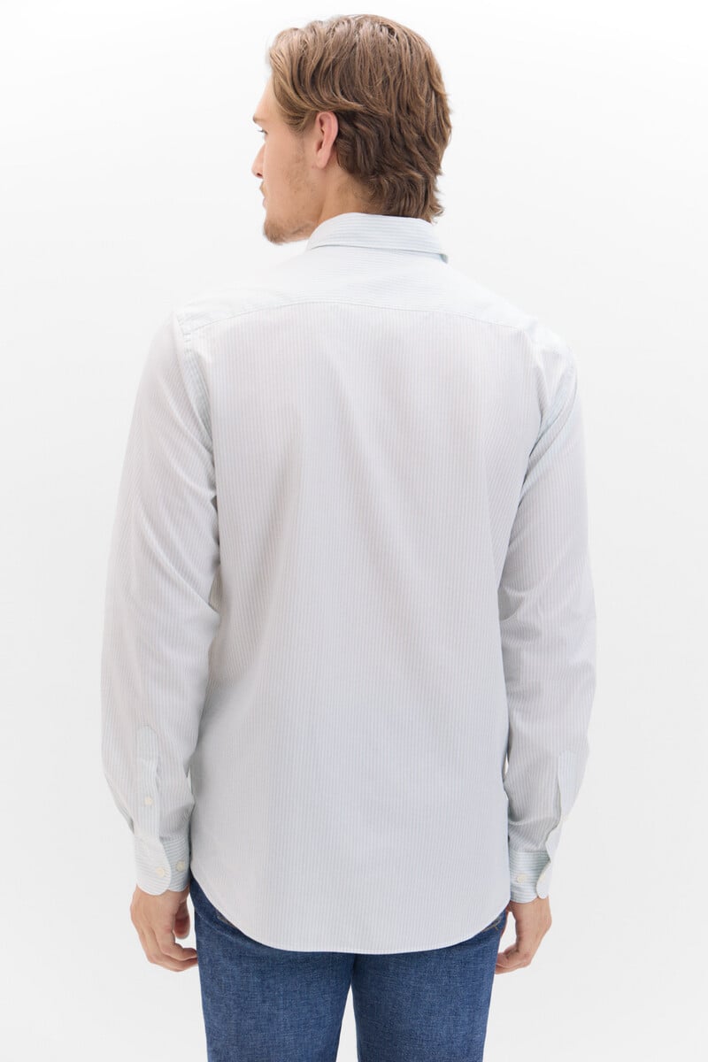 Pedro Del Hierro Camisa Rayas Fil A Fil