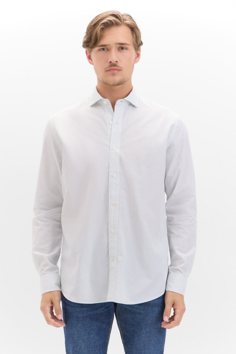 pedro del hierro Camisa rayas fil a fil