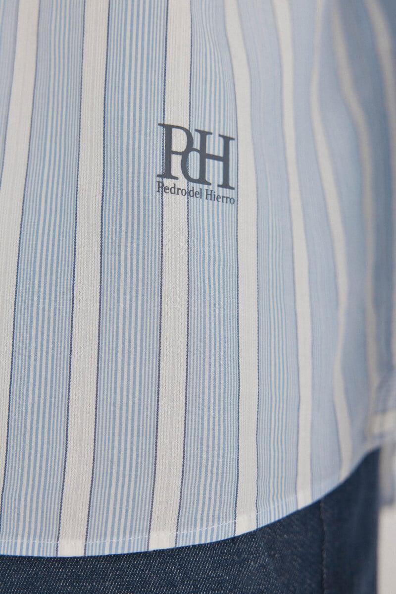 Pedro Del Hierro Camisa Rayas Popelín
