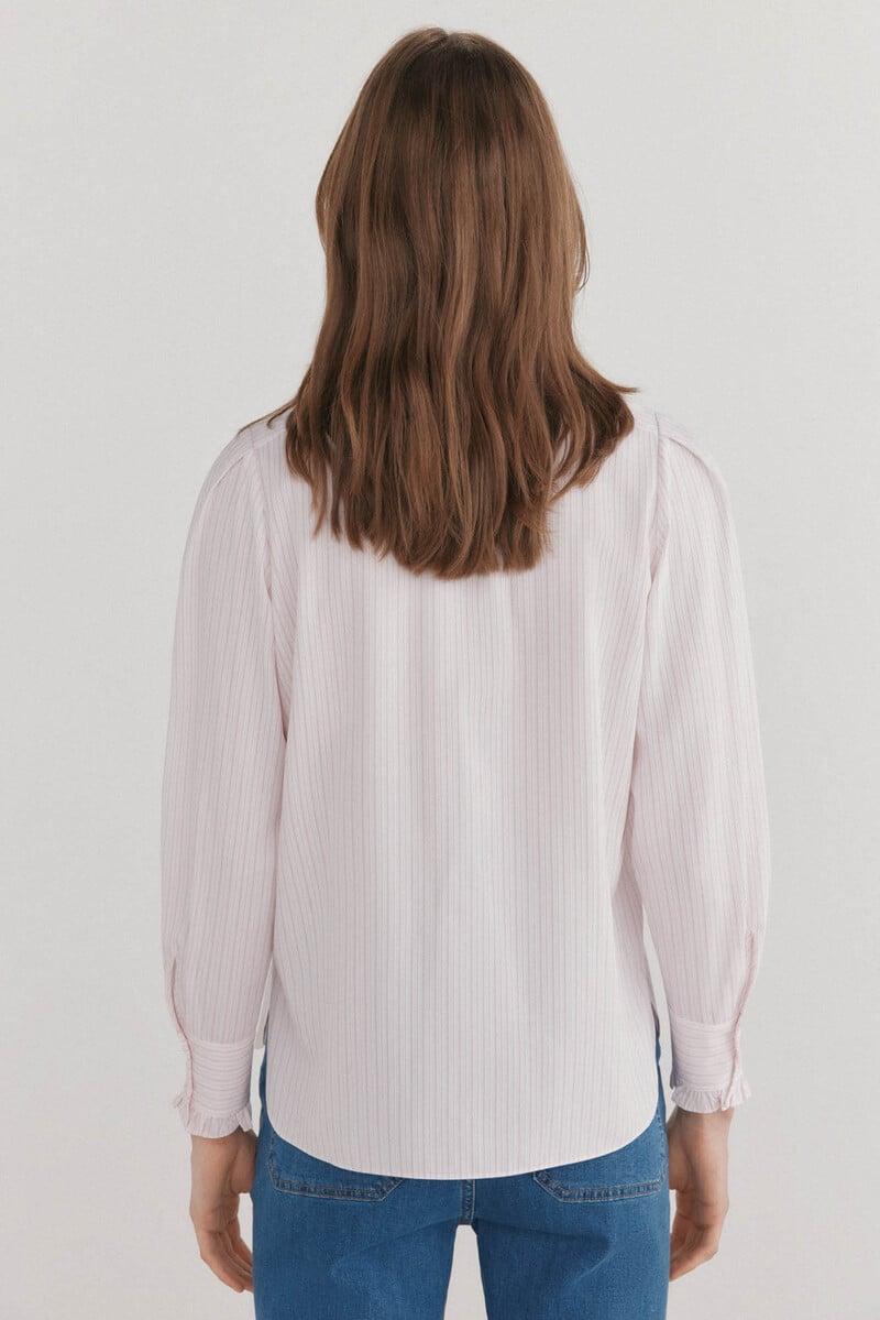 Pedro Del Hierro Camisa Romántica Con Volantes